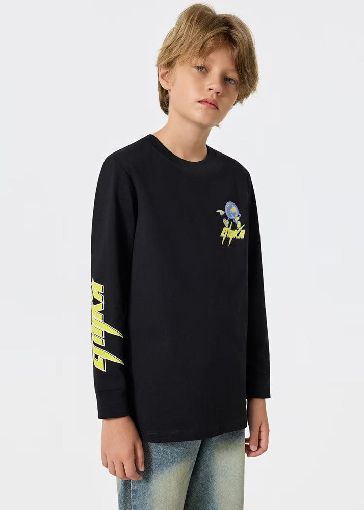 Boys Bolt Camo Longsleeve Tee