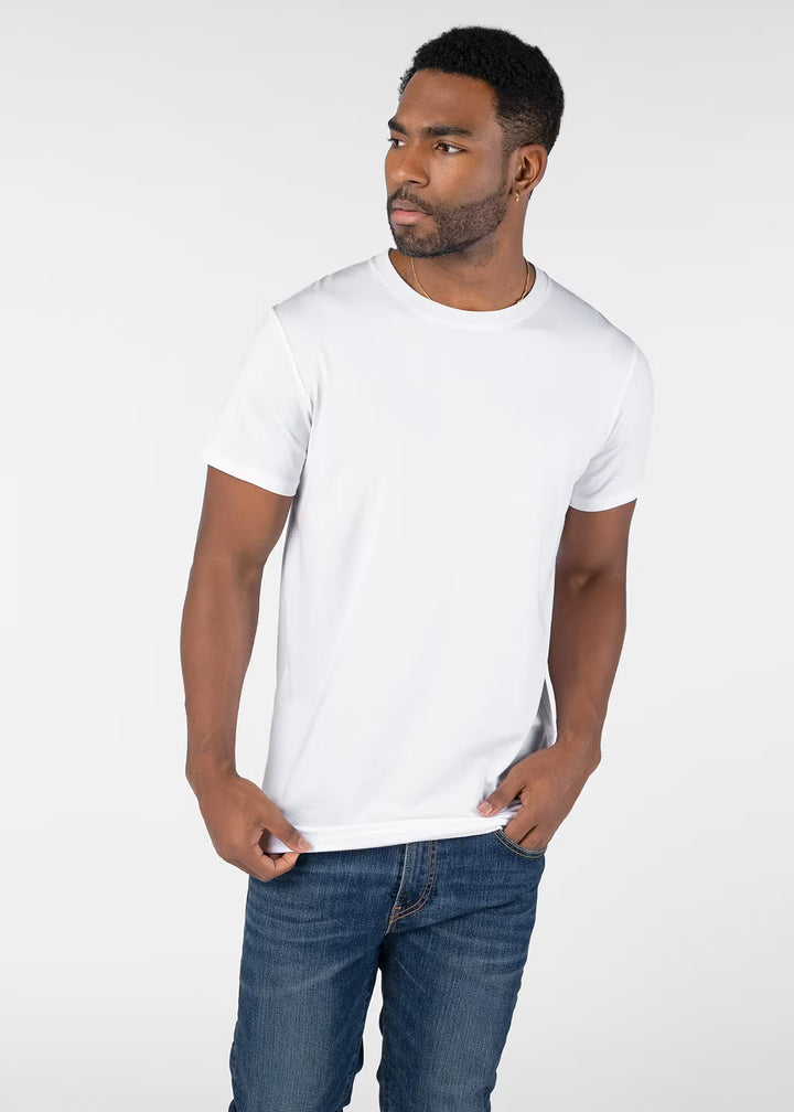 Mens Slim Modal Tee - White