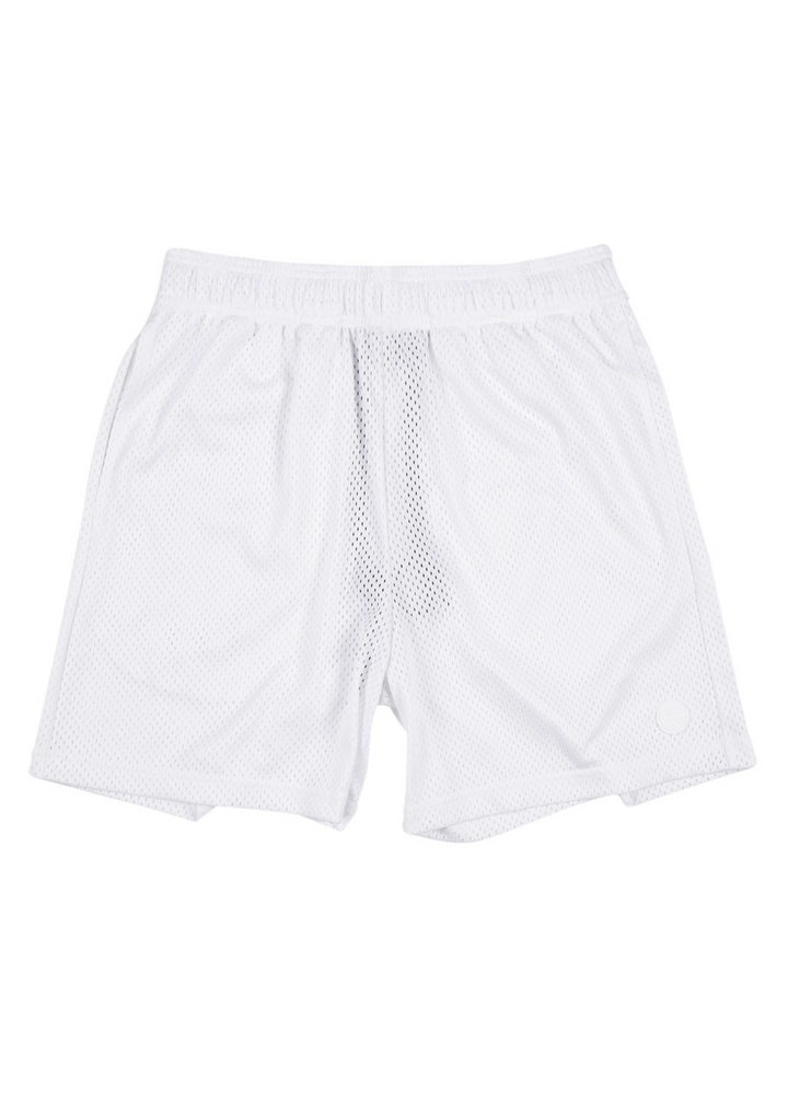 Mens Basketball Short White