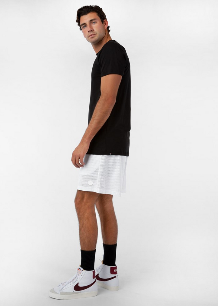 Mens Basketball Short White