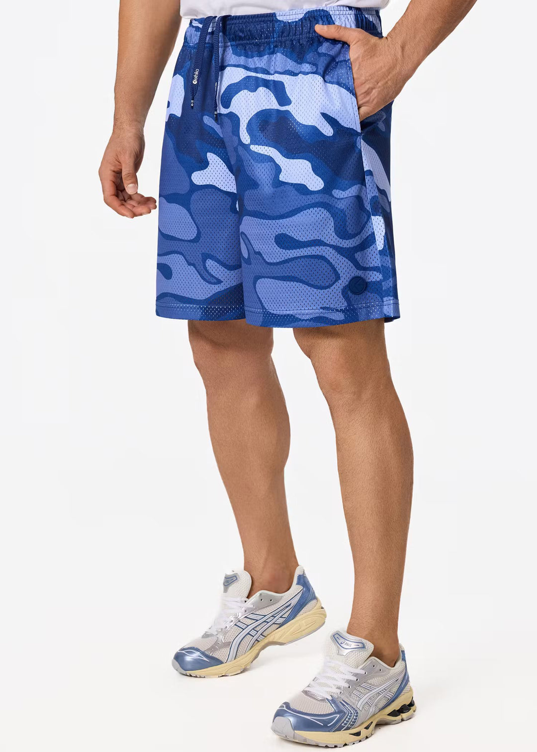 Mens Bolt Camo Basketball Short 7"