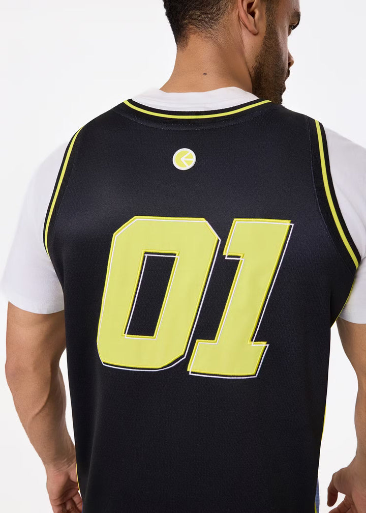 Mens Bolt Camo Basketball Jersey