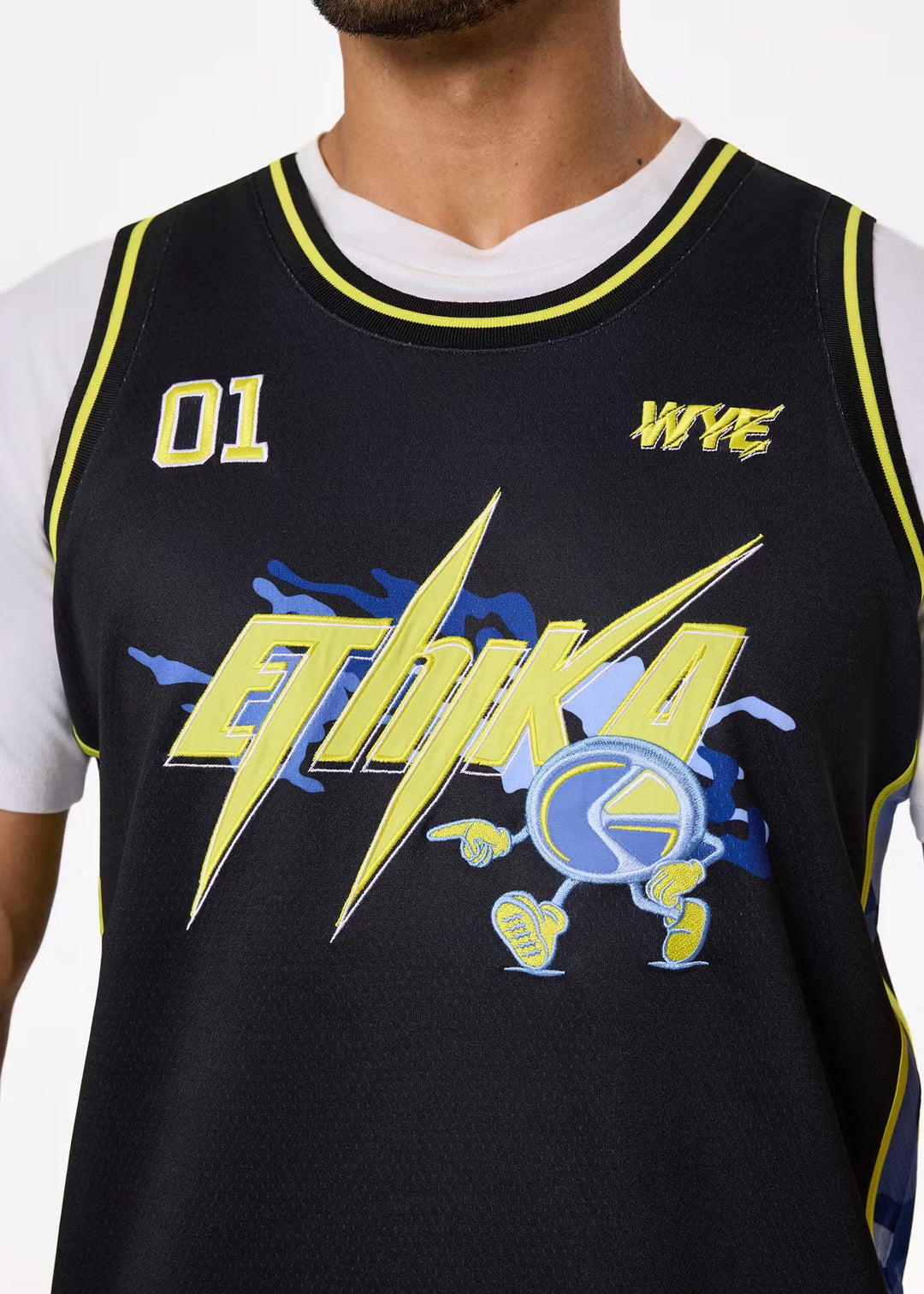 Mens Bolt Camo Basketball Jersey