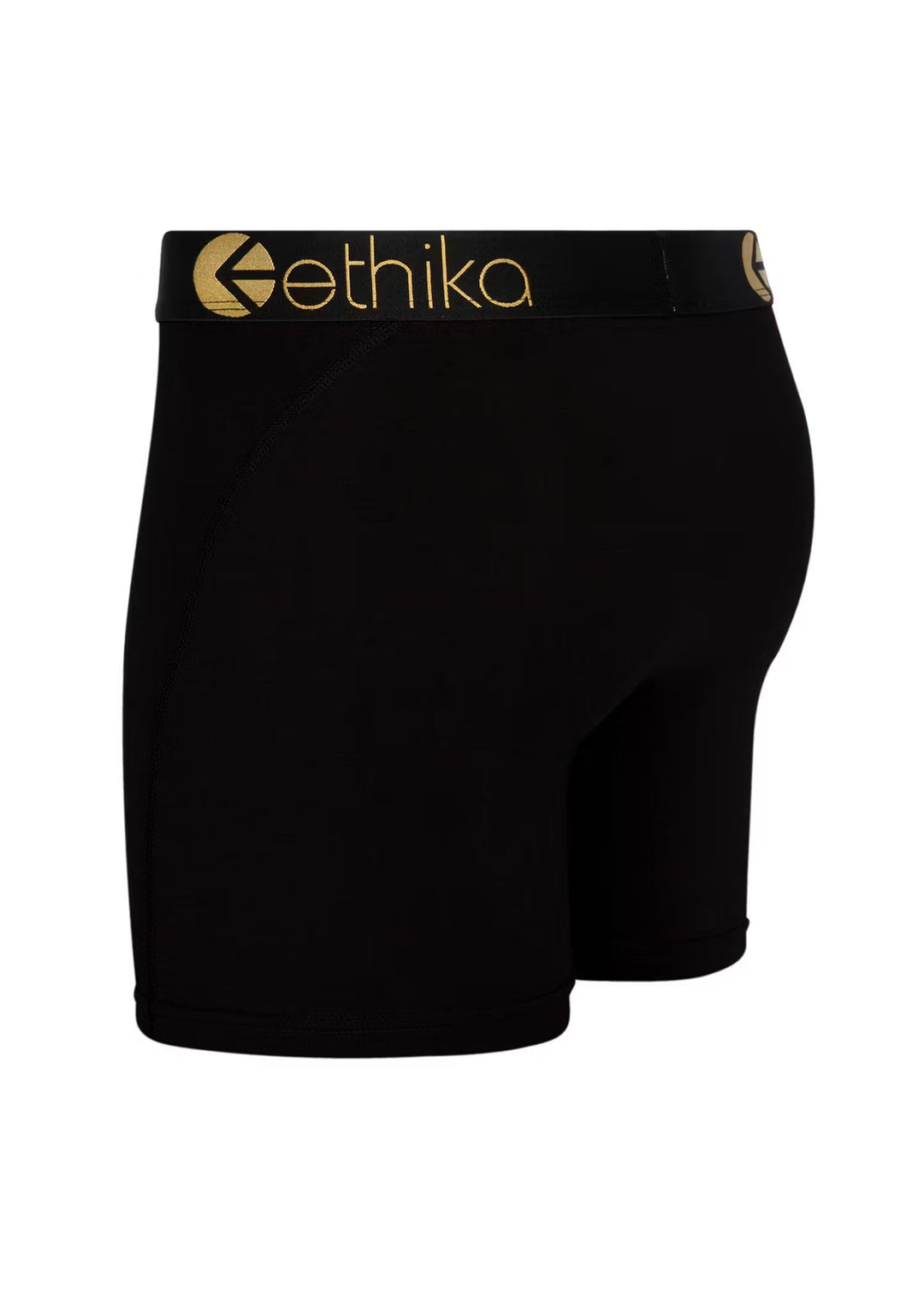 Mens Modal Black Gold Lurex Mid