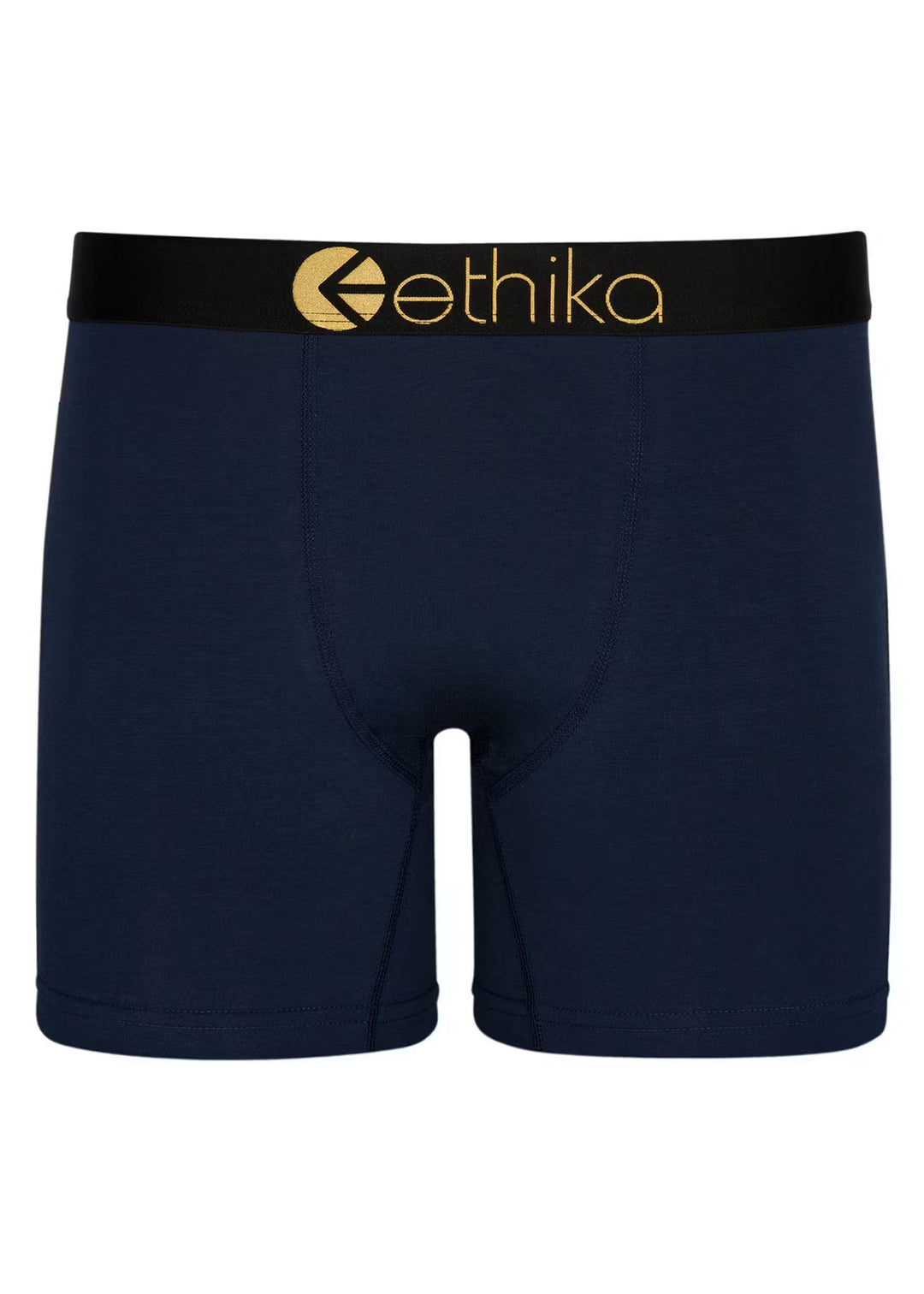 Mens Modal Navy Gold Lurex Mid