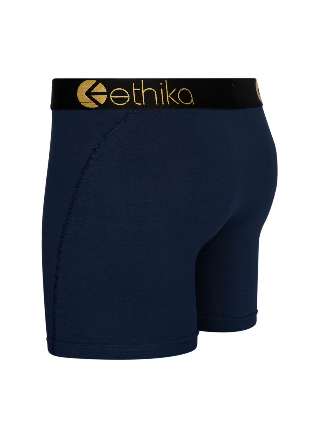 Mens Modal Navy Gold Lurex Mid