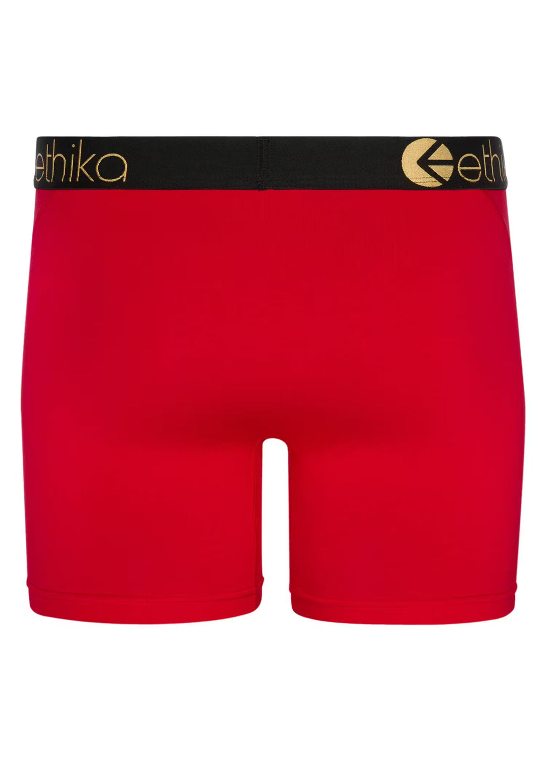 Mens Modal Red Gold Lurex Mid