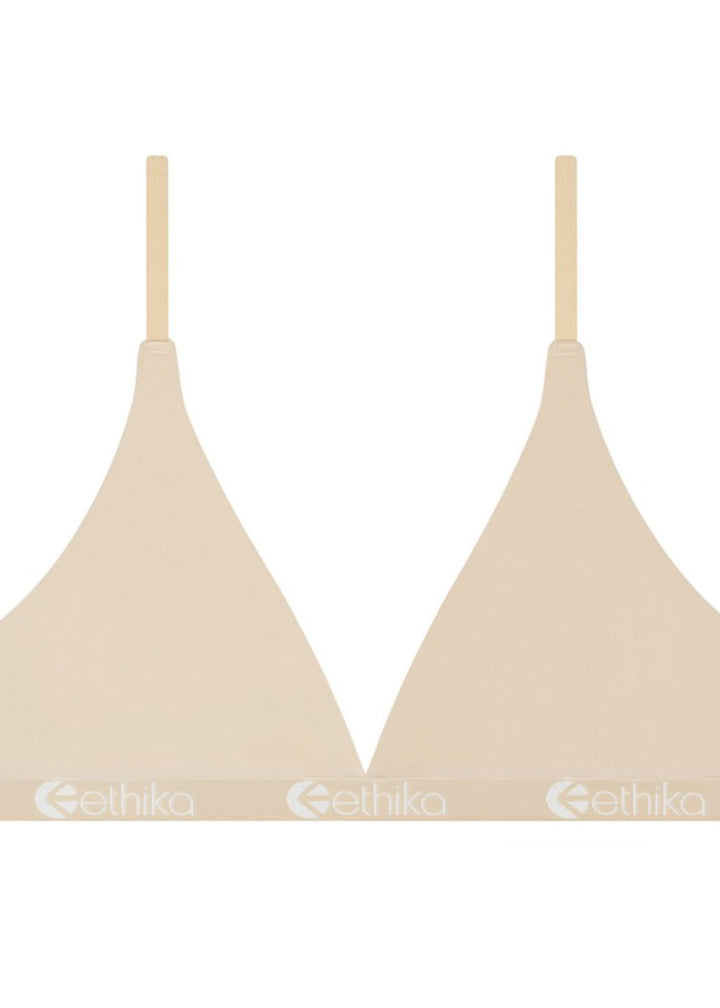 Womens Nude Modal Triangle Bra