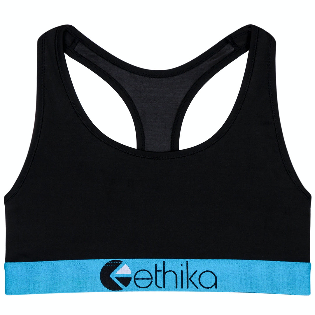 Womens Subzero Blue/Black Sports Bra