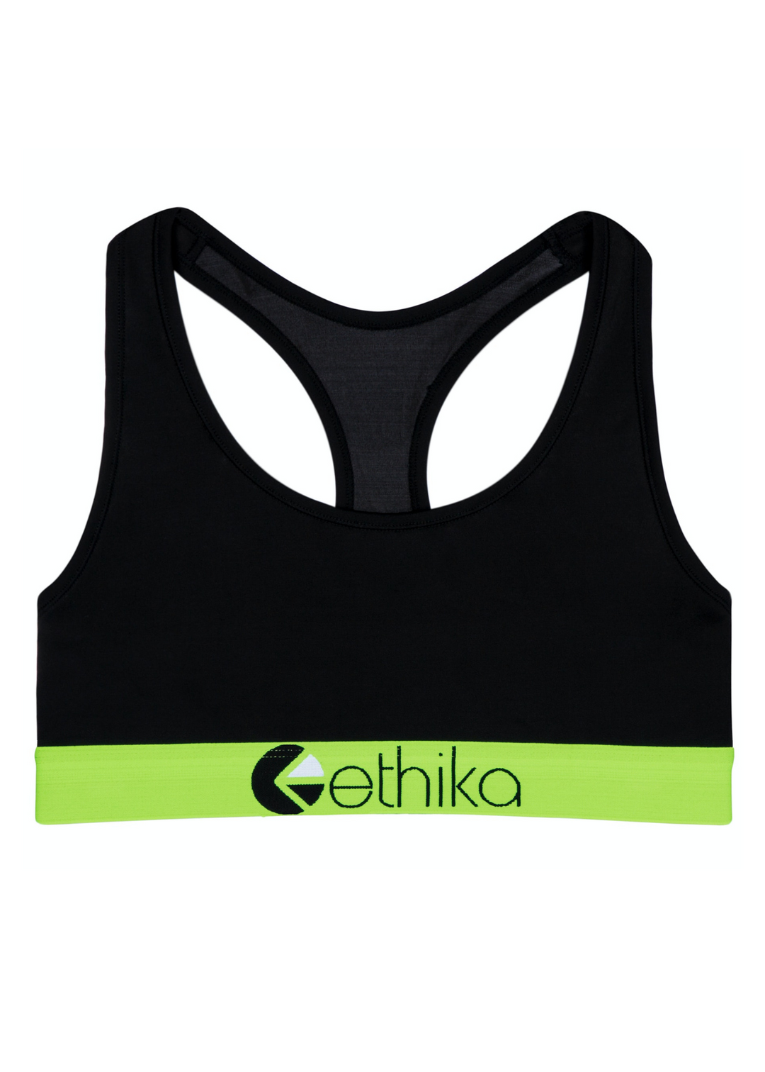 Womens Subzero Green/Black Sports Bra