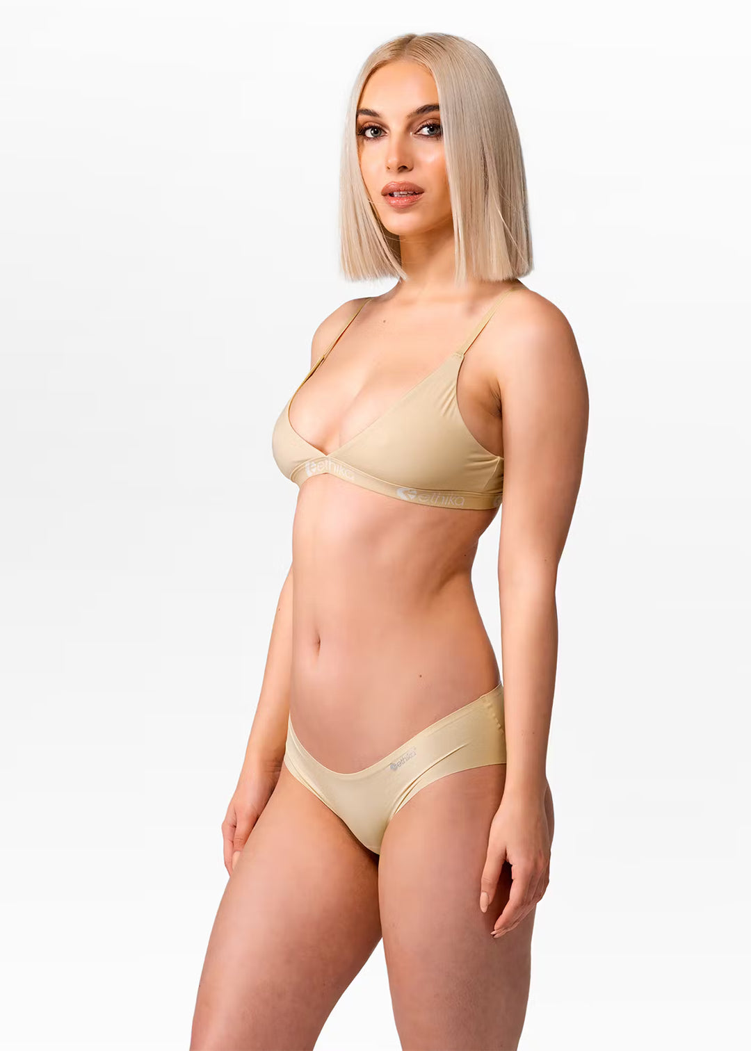Womens Desert Sand Seamless Hipster