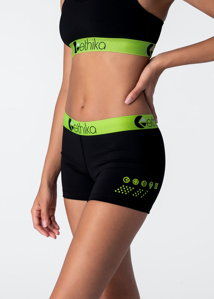 Womens Subzero Green/Black Staple