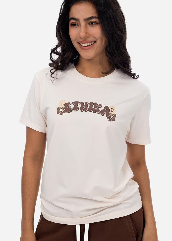 Womens Island League Fitted Crew Tee
