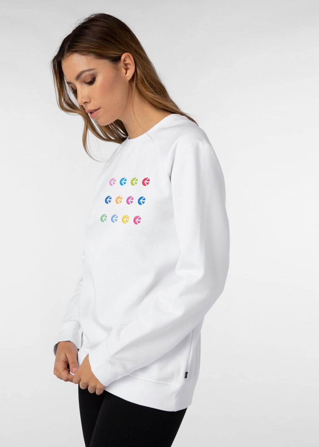 Womens Ethika Poetry Sweatshirt - White