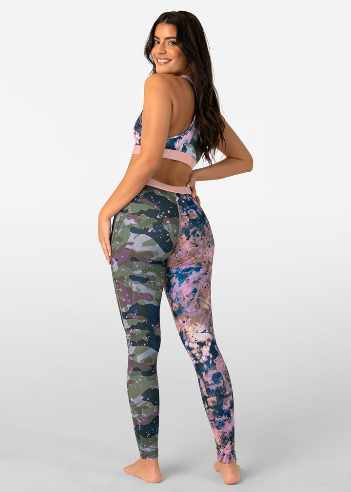 Womens Upcycled Camo Womens Leggings