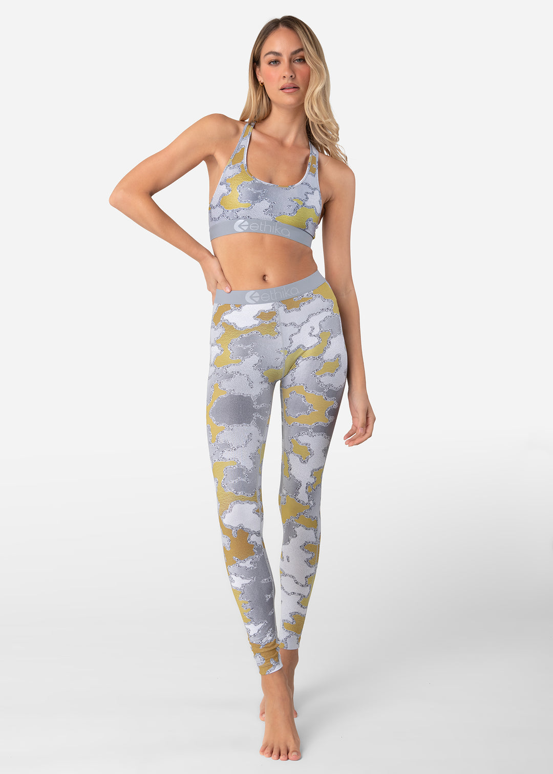 Womens Camo Bling Legging