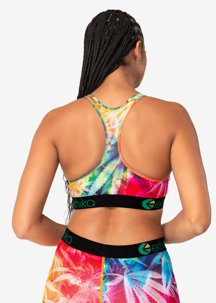 Womens Hippie Lettuce Sports Bra