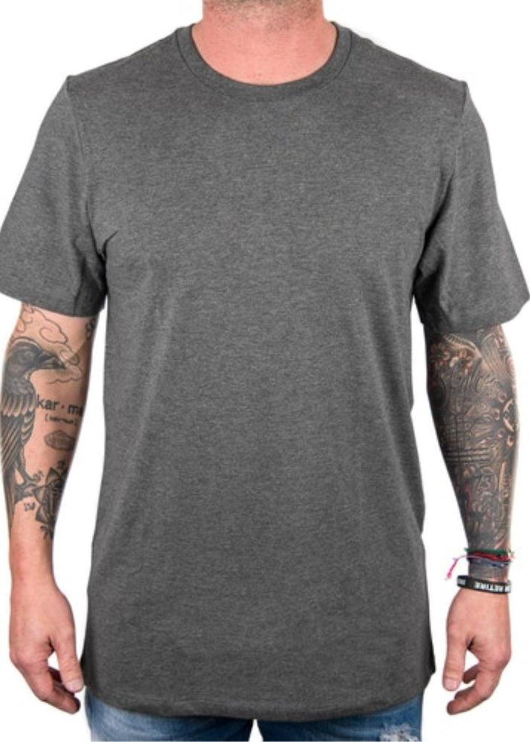Mens Slim Modal Tee - Heather