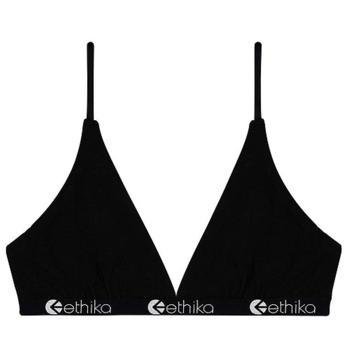 Womens Midnight Black Triangle Bra
