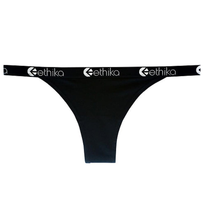 Womens Midnight Black Brazilian Cheeky