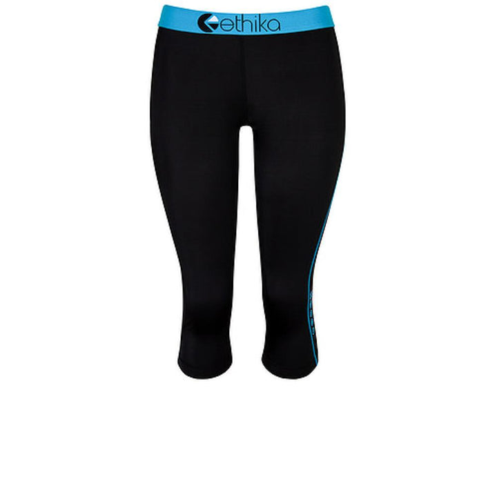 Womens Subzero Blue/Black 3/4 Tights