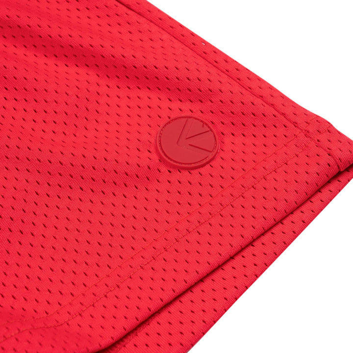 Mens Basketball Short Red 5"