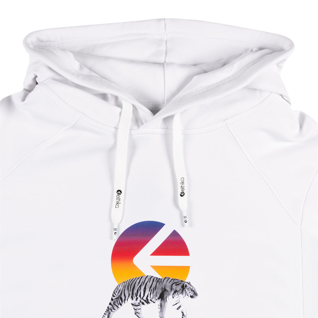 Mens I Of The Tiger Pullover Hoodie - White
