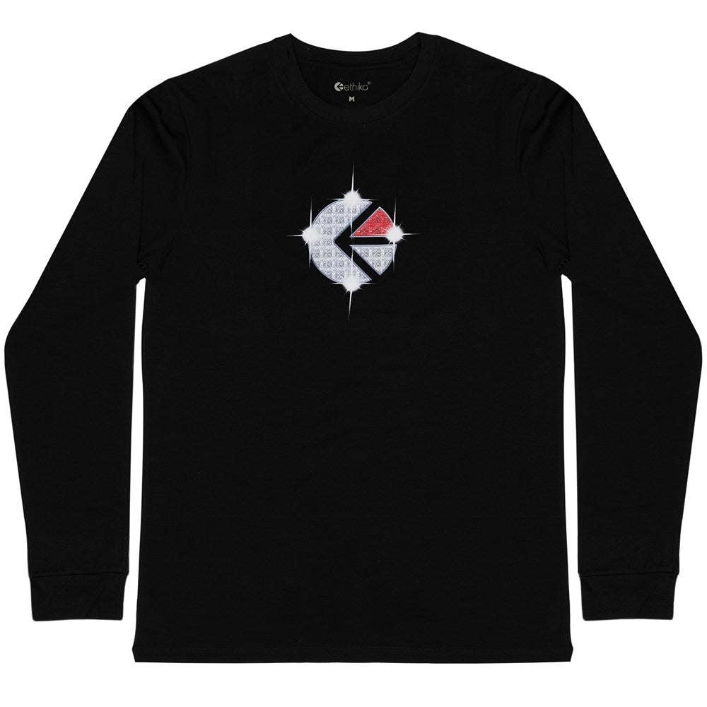 Mens Familie Trophy Longsleeve Tee - Black