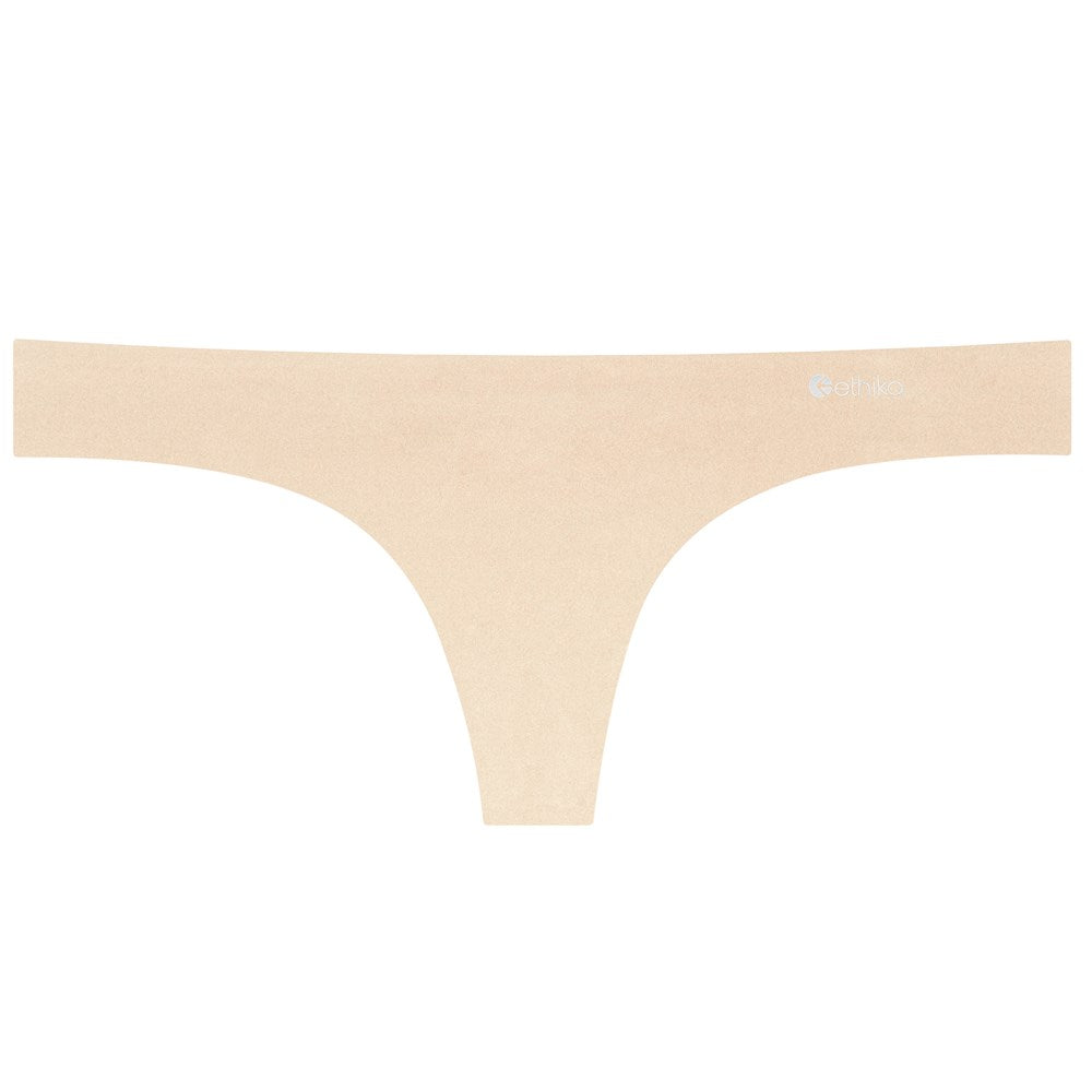 Womens Desert Sand Seamless Thong