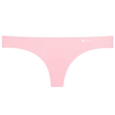 Womens Candy Pink Seamless Thong