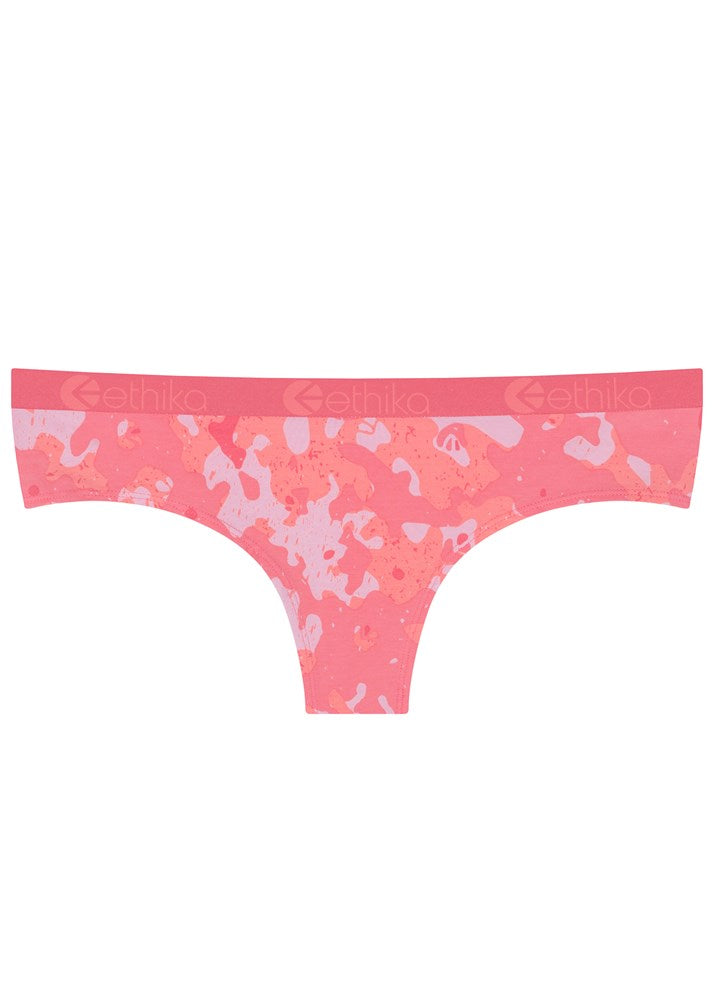 Womens Queen Tide Camo Cheeky