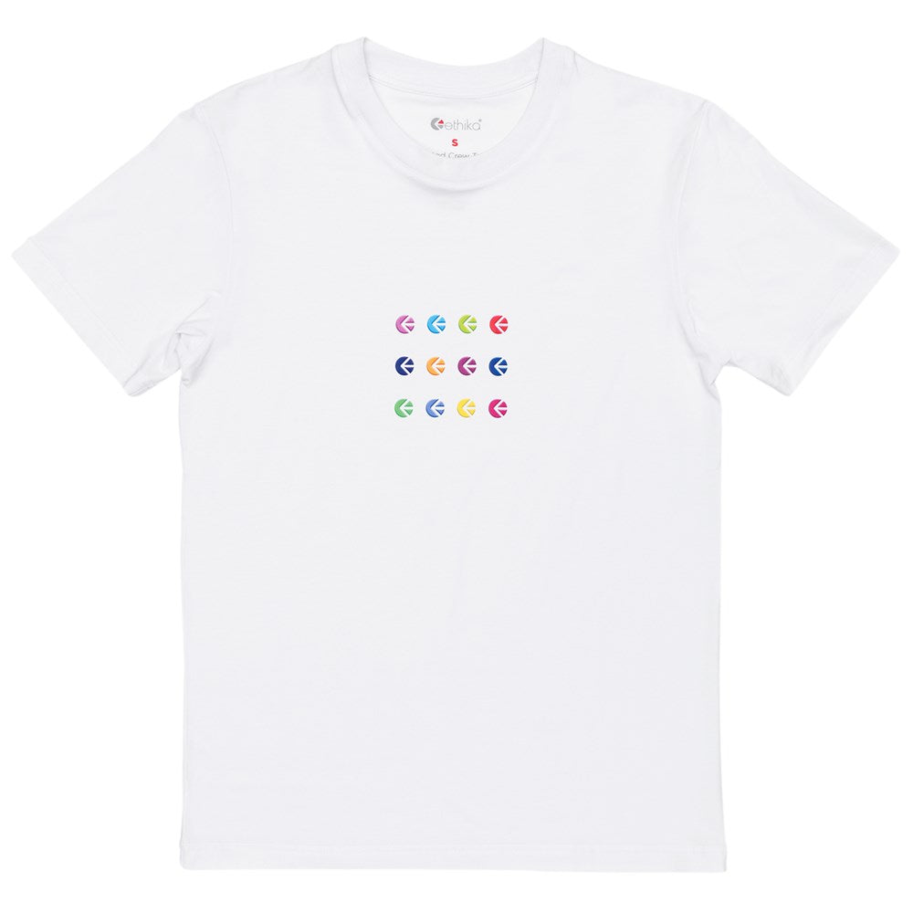 Womens Ethika Poetry Tee - White