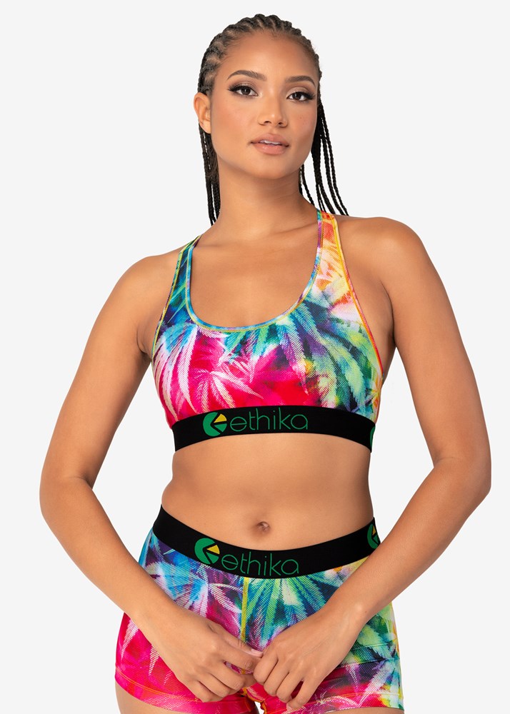 Womens Hippie Lettuce Sports Bra