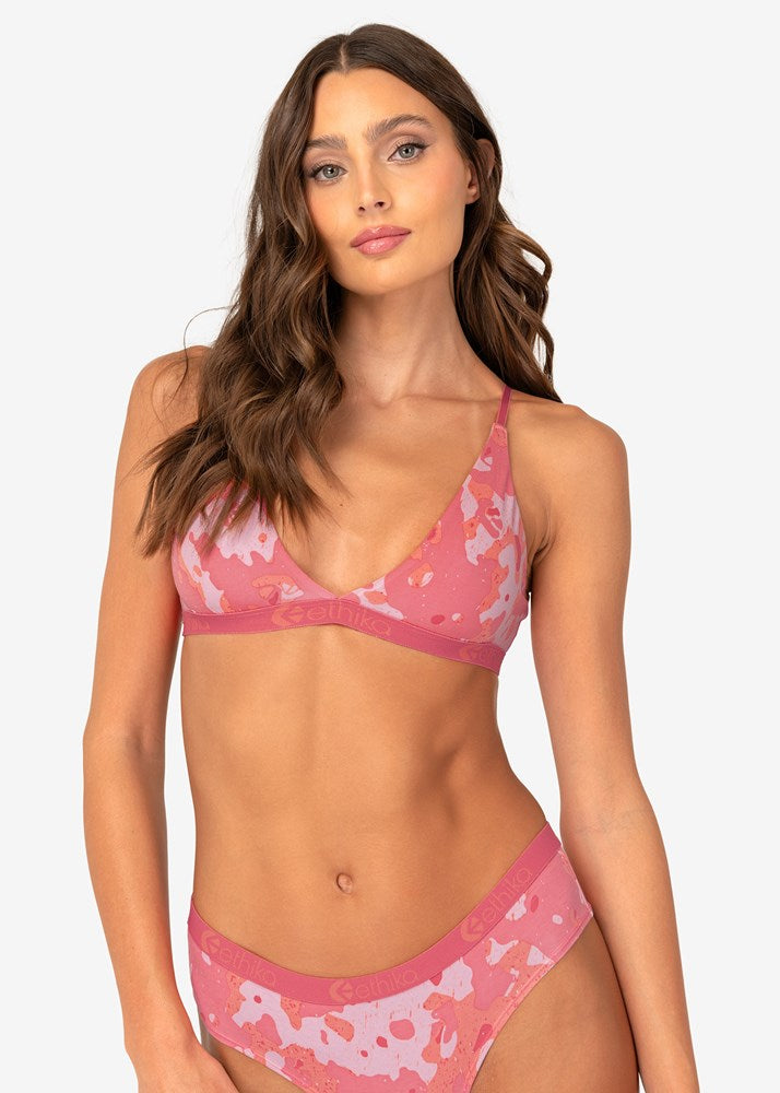 Womens Queen Tide Camo Triangle Bra