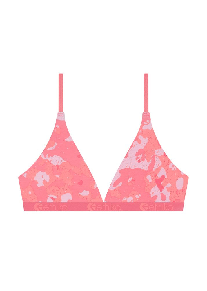 Womens Queen Tide Camo Triangle Bra