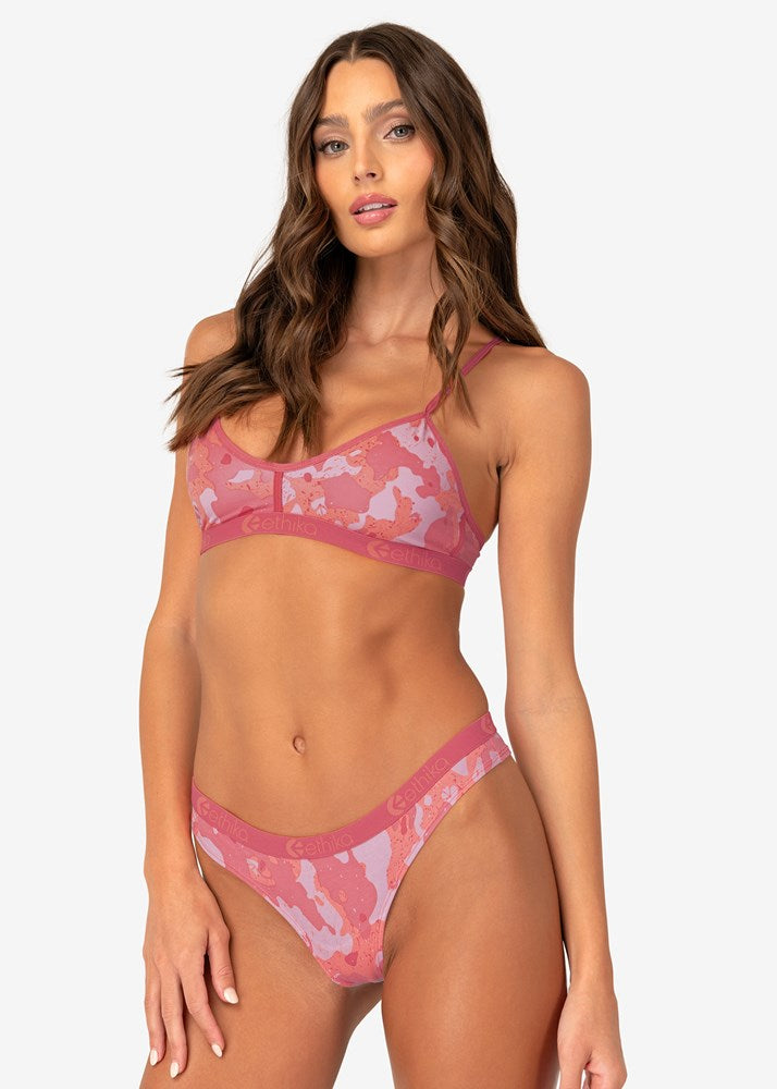 Womens Queen Tide Camo Thong