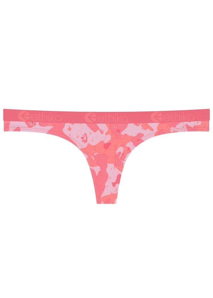 Womens Queen Tide Camo Thong