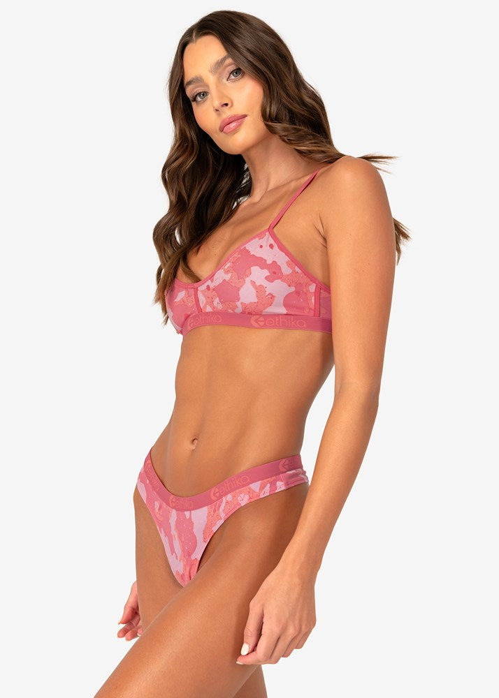 Womens Queen Tide Camo Thong