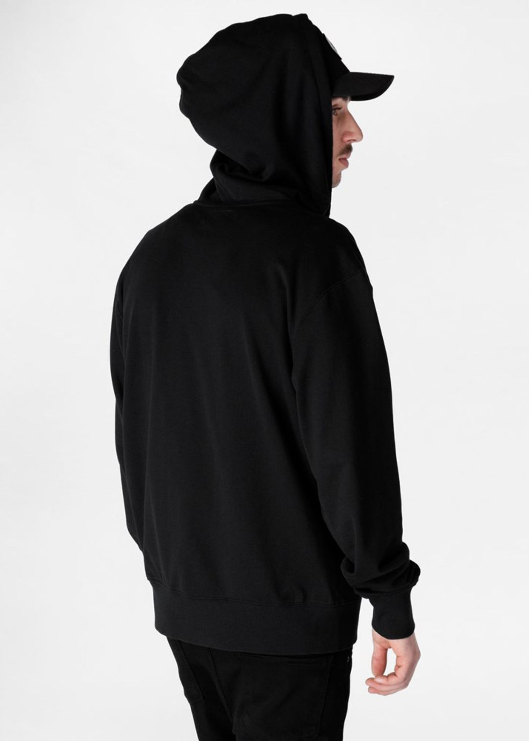 Zip Hoodie - Solid Black