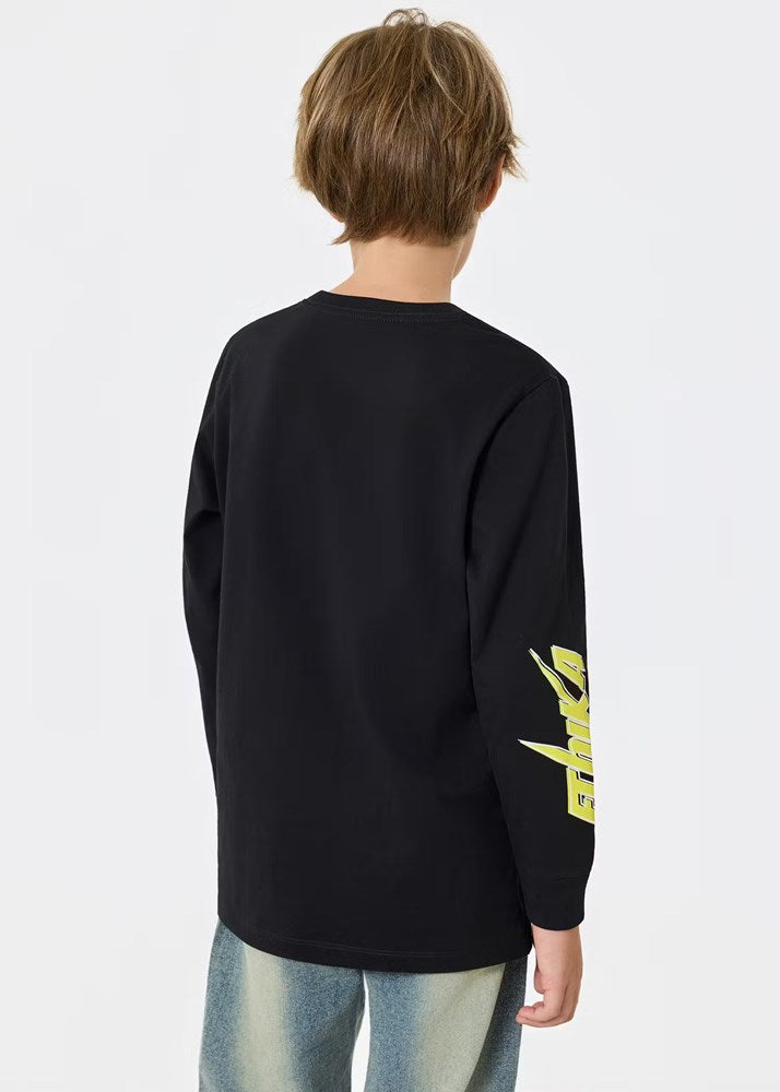 Boys Bolt Camo Longsleeve Tee