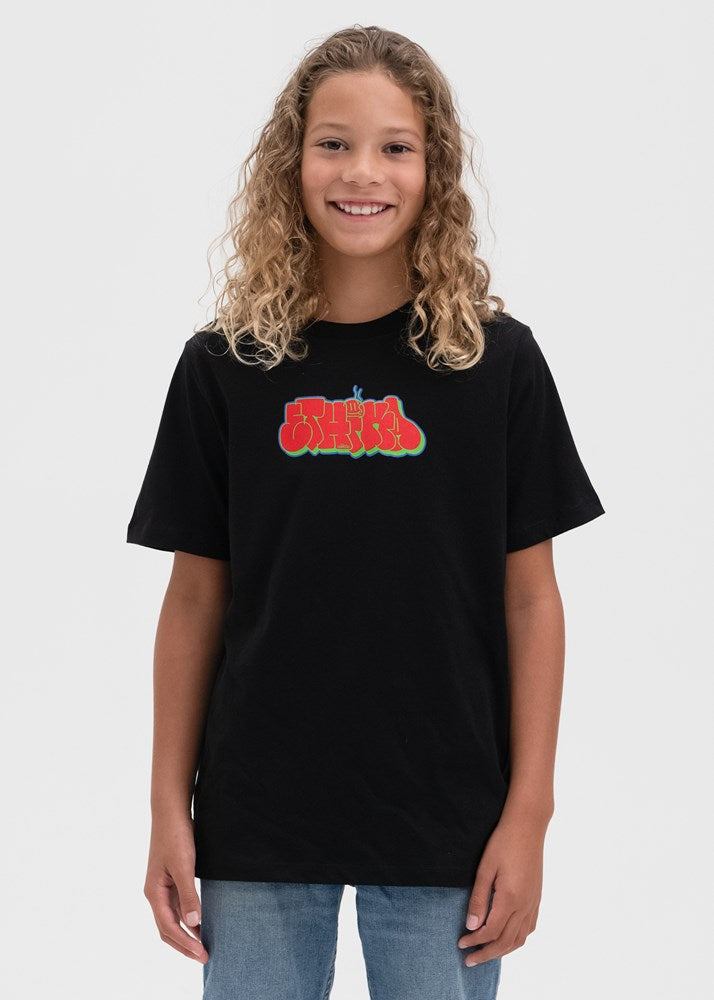 Boys Throwie Tee - Black