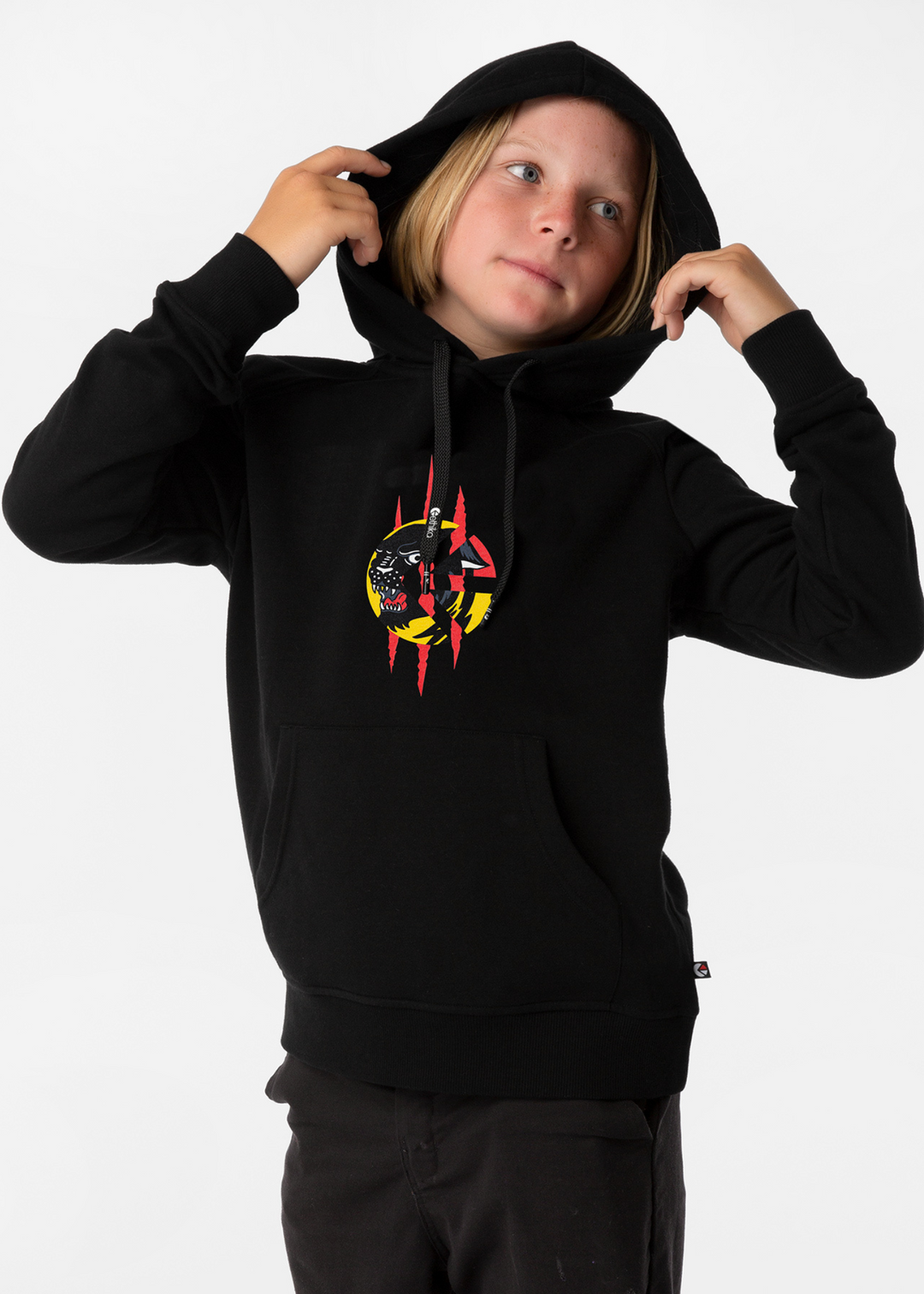 Boys Pullover Hoodie - Quick Strike Black