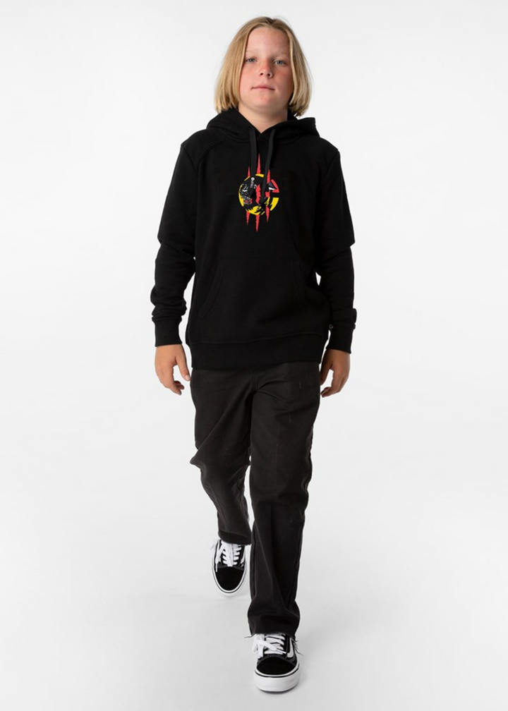 Boys Pullover Hoodie - Quick Strike Black