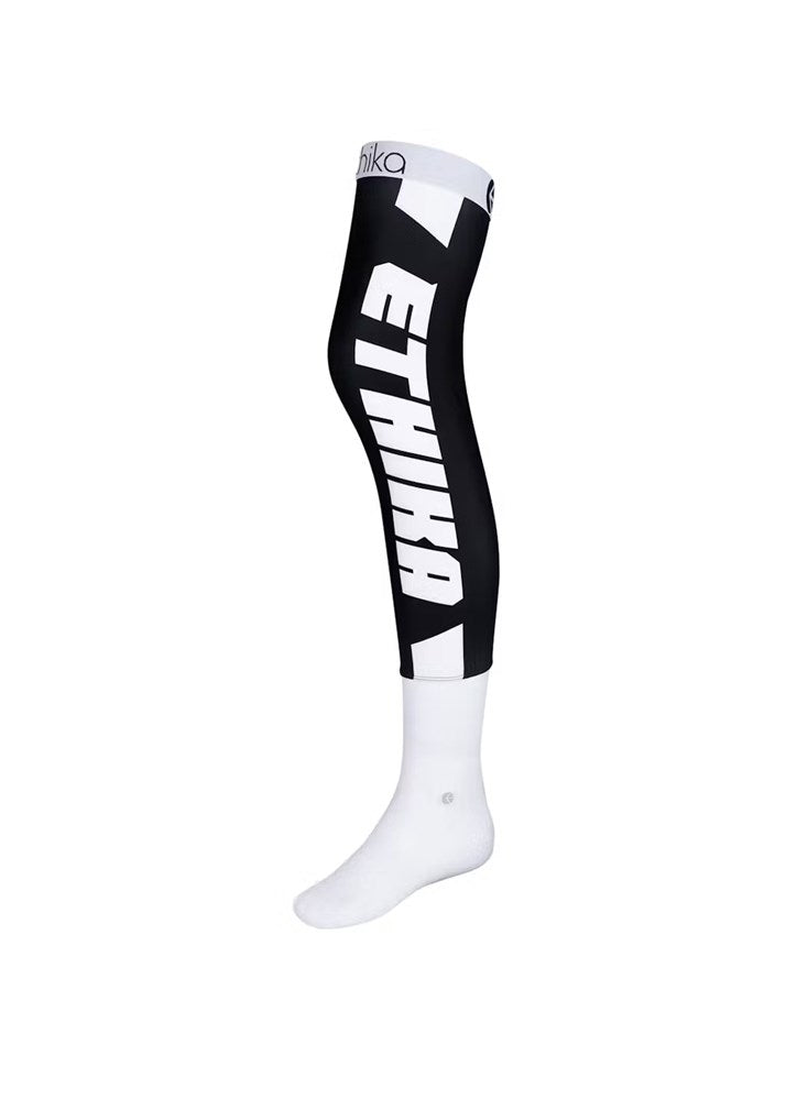 Boys Moto Socks - The Pits White