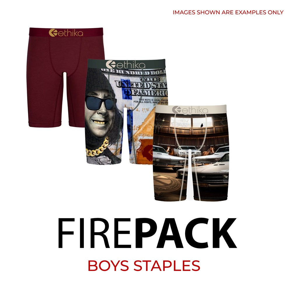 Fire Pack - 3 x Boys Staple