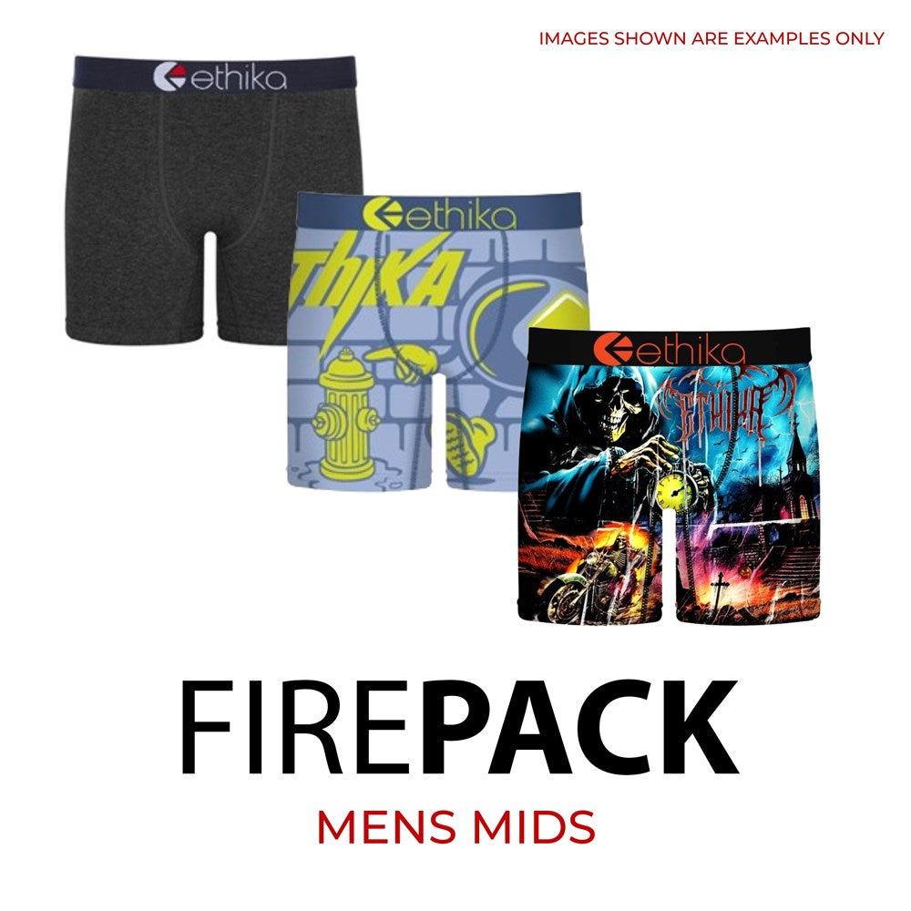 Fire Pack - 3 x Mens Mid