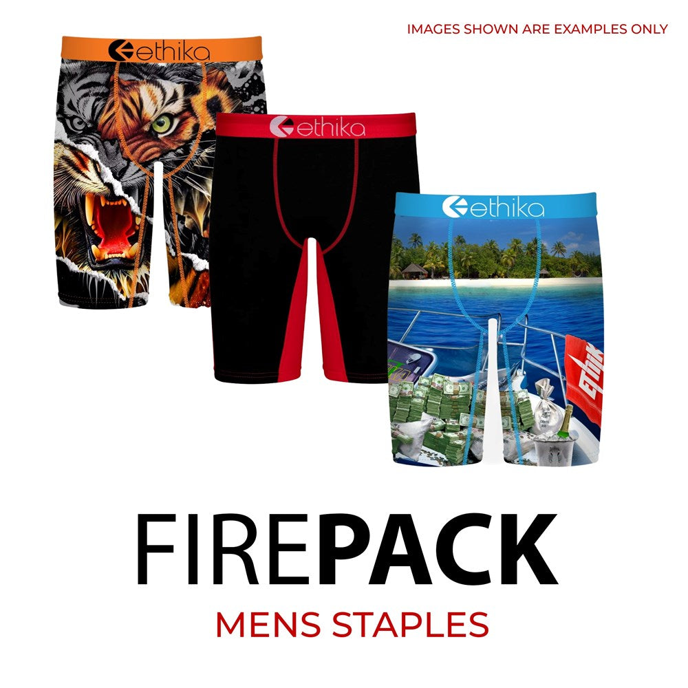 Fire Pack - 3 x Mens Staple
