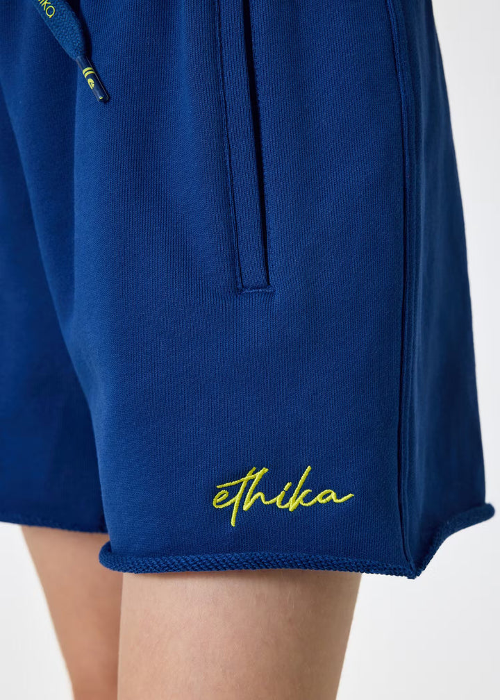 Girls Bolt Royal Raw Edge Short