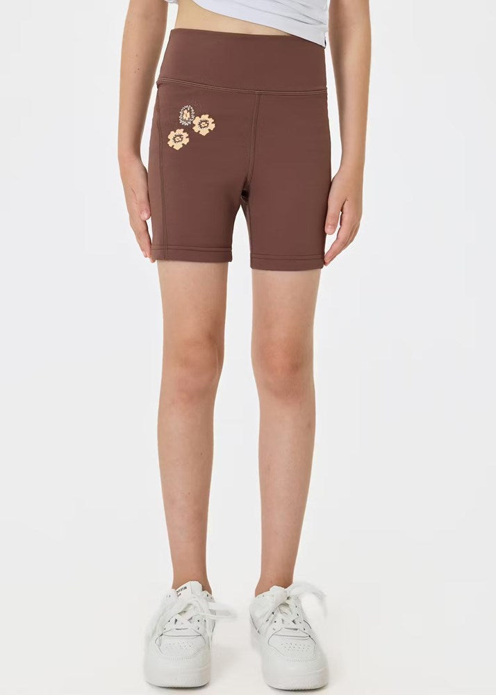 Girls Palms Biker Short