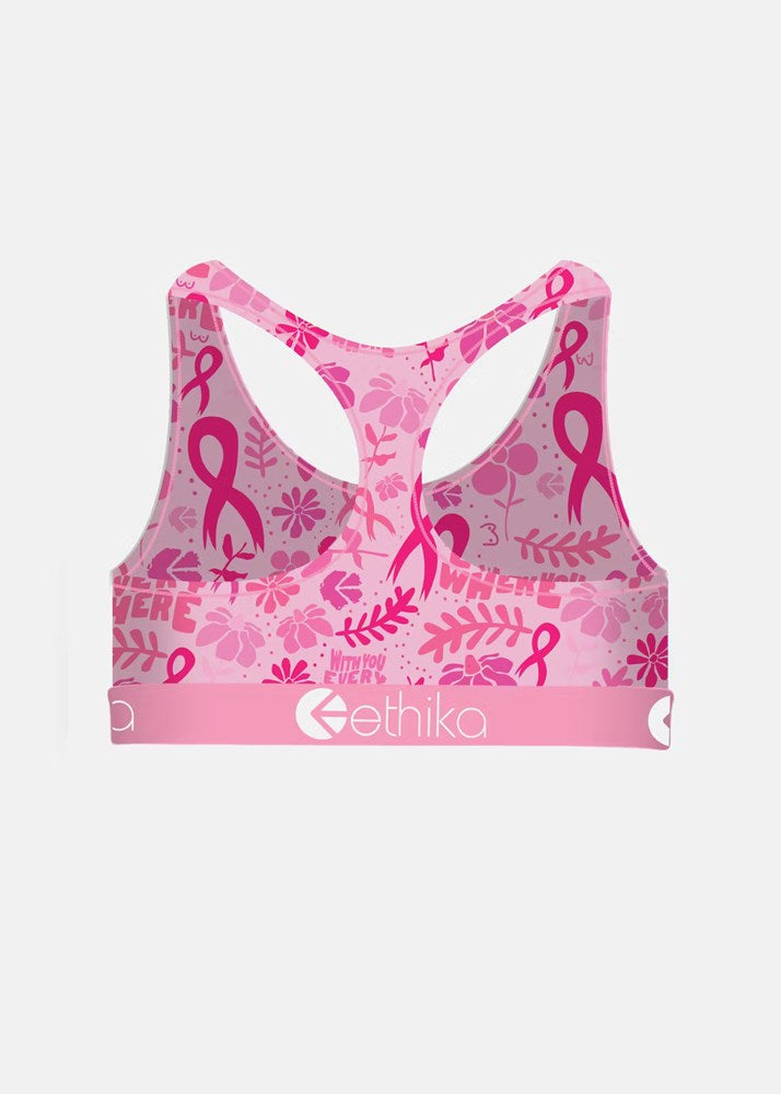 Girls Courageous Blooms Sports Bra